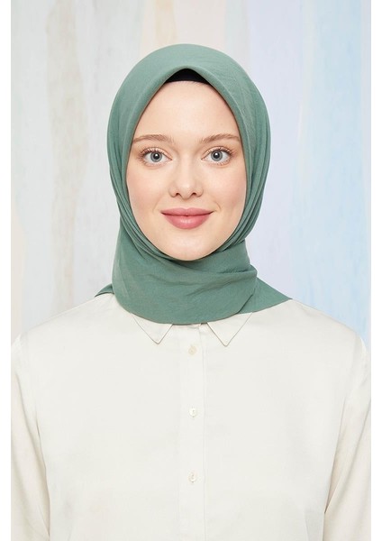 Koyu Yeşil Pamuk Cazz Kare Eşarp fiyatları