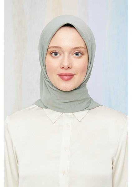 Zeytin Yeşili Pamuk Cazz Kare Eşarp fiyatları