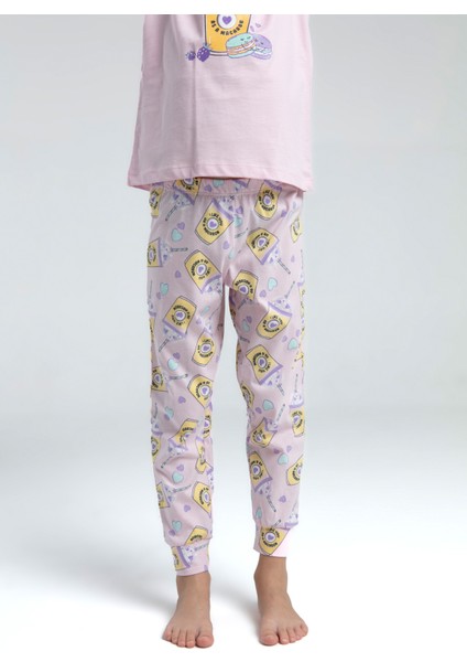 Kız Çocuk Komple Baskılı Pijama Takım
