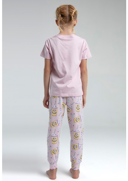 Kız Çocuk Komple Baskılı Pijama Takım