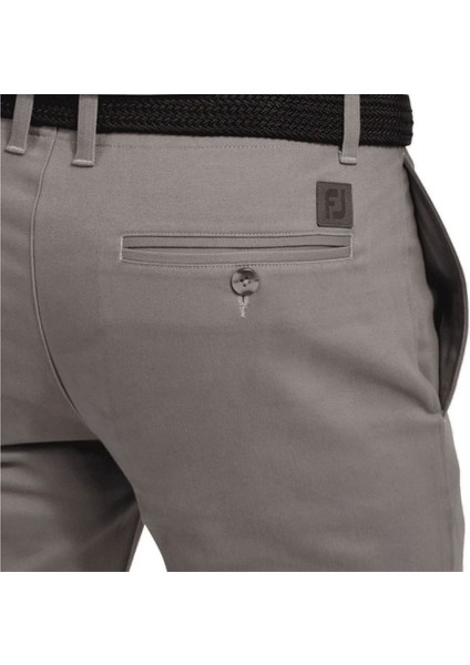 Dar Kesim Chino Performans Golf Pantolonu Mid Gri 90388