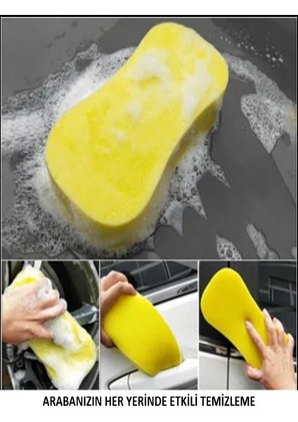 Oto Araç Yıkama Süngeri Araba Temizliği Çok Amaçlı Temizlik Süngeri Yumuşak Sünger indirimleri