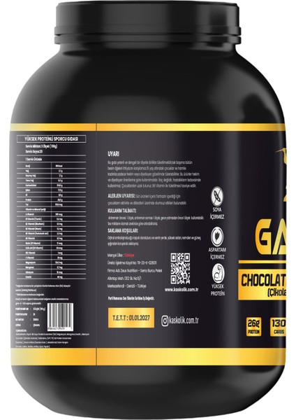 Gainfast 3000 gr Çikolata Aromalı modelleri