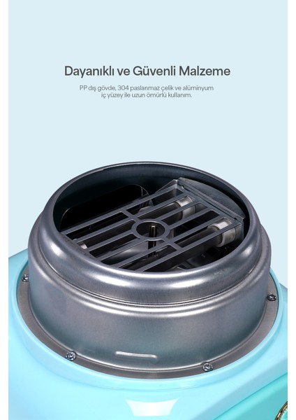 Paslanmaz Çelik 500W Pamuk Şeker Makinesi Lumabella LB-57014