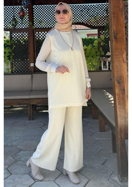 Pantolonlu Iç Takım Ekru