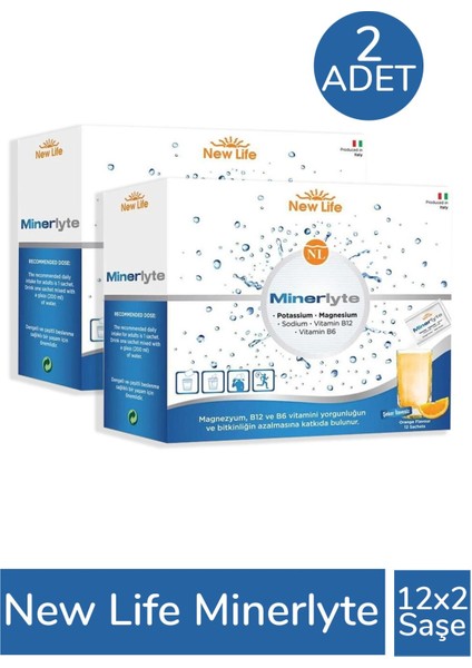 Minerlyte 12 Saşe 2 Adet
