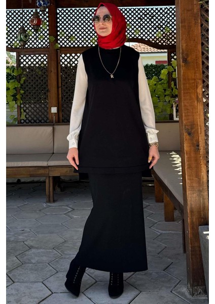 Etekli Iç Takım Siyah