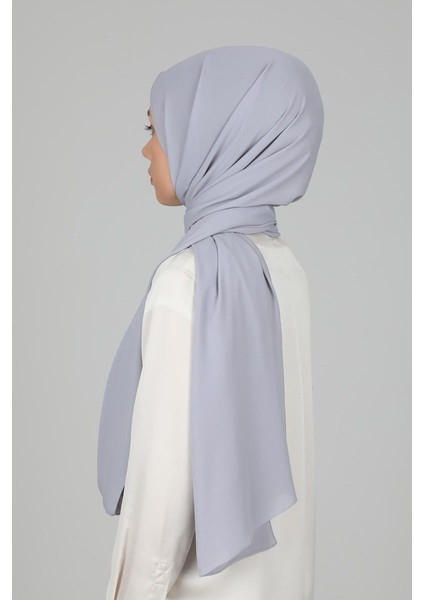 Açık Gri Lux Şifon Şal fiyatları