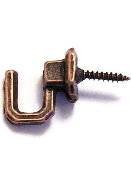 Vidalı Kanca Askı Küçük - 15 x 23MM Eskitme - 1 Adet - ETC2874-4401