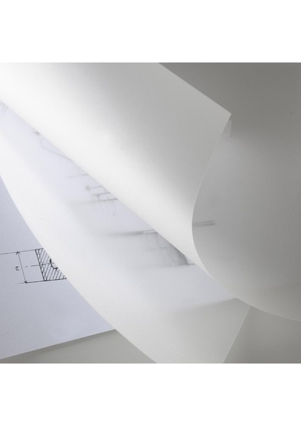 0.375X20 M Çok Şeffaf Çizim Kağıdı 40/50 G/m2
