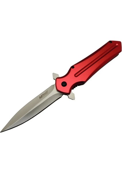 4223 Kırmızı Kamp Çakı 21cm- Yarı Otomatik Kemerlikli - Etc8907-4896