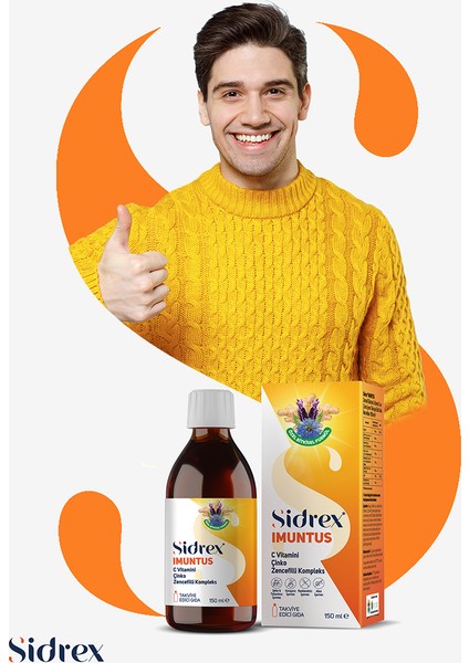 Imuntus Zencefil Ekstresi Vitamin C ve Çinko İçeren Takviye Edici Gıda