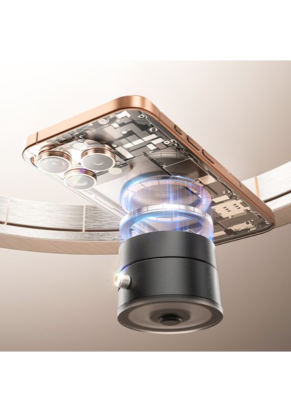 Vakum Özellikli 360 Derece Dönebilen Magnetik Araç Içi Telefon Tutucu A2