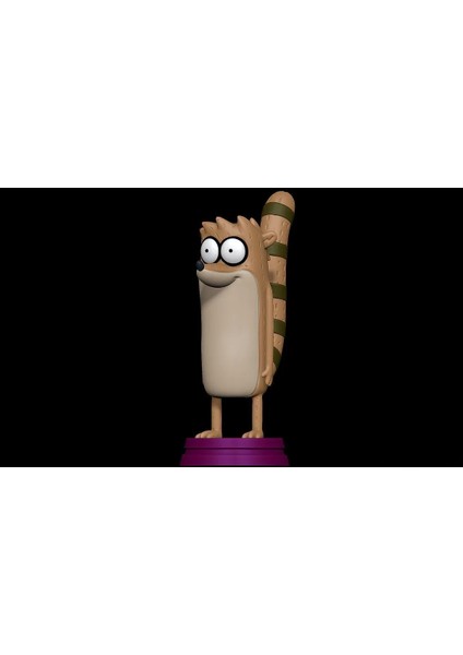 Sürekli Dizi Rigby Figür 15CM Dev Boy - Regular Show Rigby Figure 15CM
