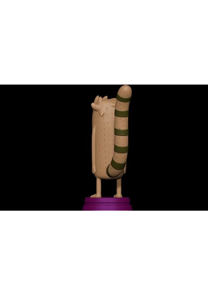 Sürekli Dizi Rigby Figür 15CM Dev Boy - Regular Show Rigby Figure 15CM