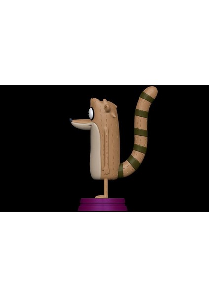 Sürekli Dizi Rigby Figür 15CM Dev Boy - Regular Show Rigby Figure 15CM