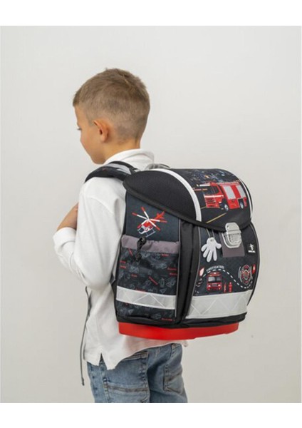 Firetruck 2 Ergonomik Okul Çantası 403-13/AG indirimleri
