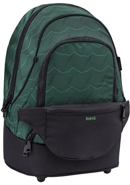 Waves Green 2 in 1 Ergonomik Okul Çantası 338-84/P/10