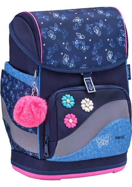 Flower Jeans Chic Ergonomik Mıknatıslı Okul Çantası 405-51/P/7