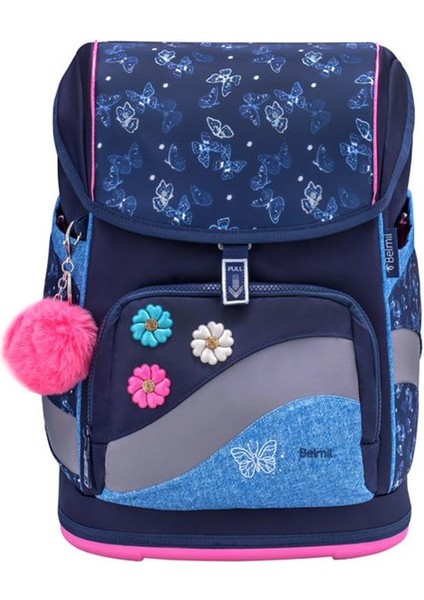 Flower Jeans Chic Ergonomik Mıknatıslı Okul Çantası 405-51/P/7 fiyatları