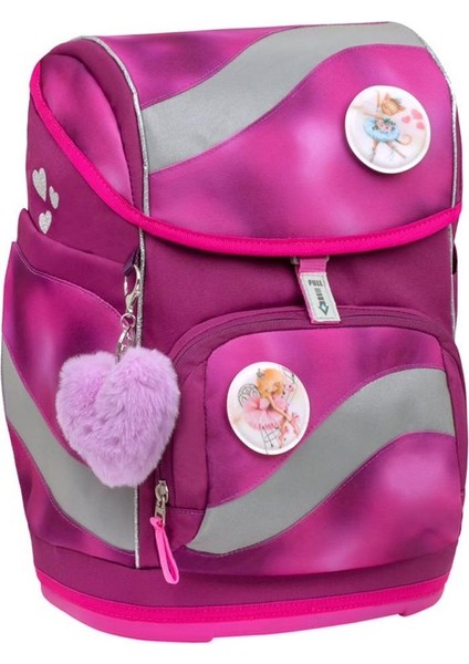 Shiny Pink Ergonomik Mıknatıslı Okul Çantası 405-51/AG-10
