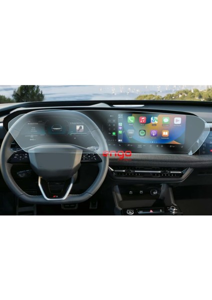 Audi Q6 Ekran Koruyucu Multimedya ve Dijital Gösterge Nano Parlak