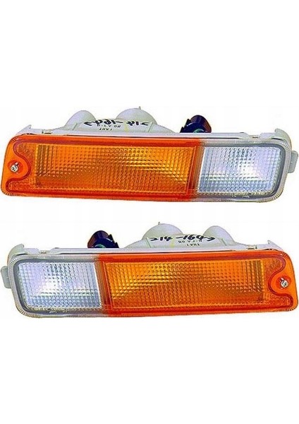 1 Çift Araba Ön Tampon Sis Lambası Çubuğu Lambası Gösterge Sinyal Lambası Mitsubishi Triton Ute Mk Serisi 1 2 3 109133 (Yurt Dışından)