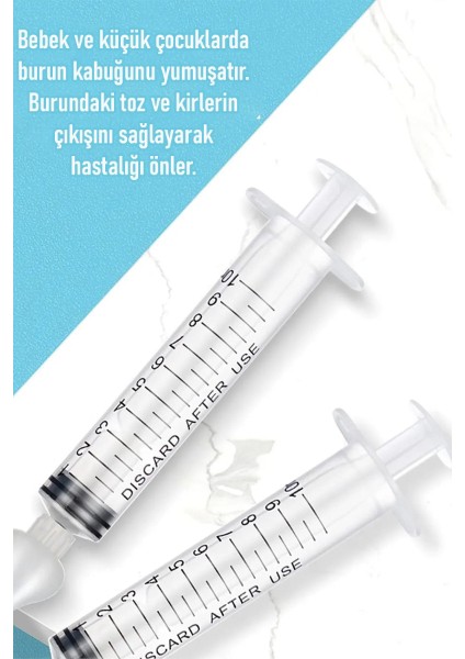 2'li Bebek Burun Temizleme Şırıngası