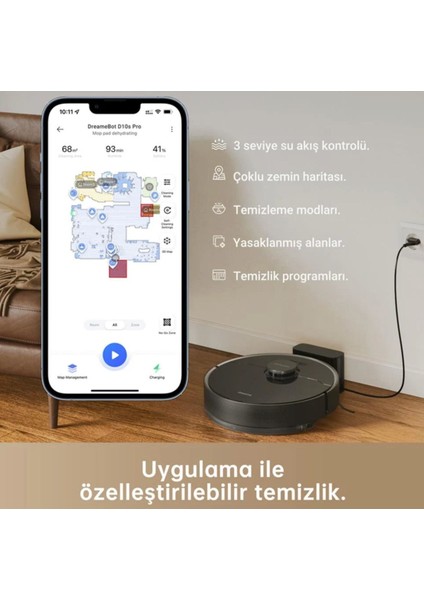 D10S Pro Robot Süpürge