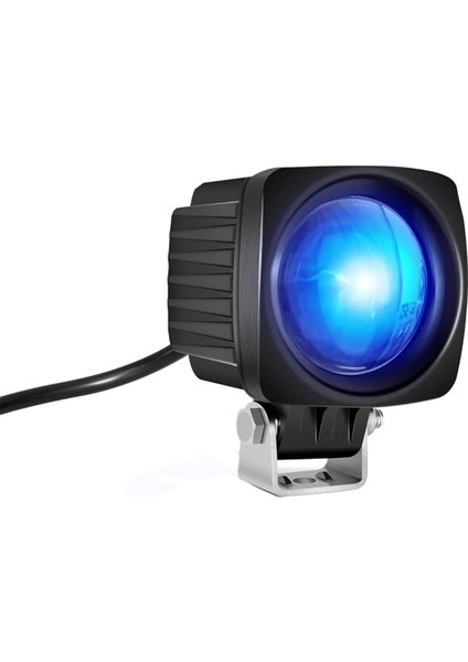 Kare LED Forklift Güvenlik Işıkları Mavi Dc 10-80V Forklift Geri Vites Işıkları 3W Depo Yaya Uyarı Spot Işığı (Yurt Dışından)