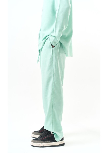 Erkek Sofia Baggy Pantolon Mint