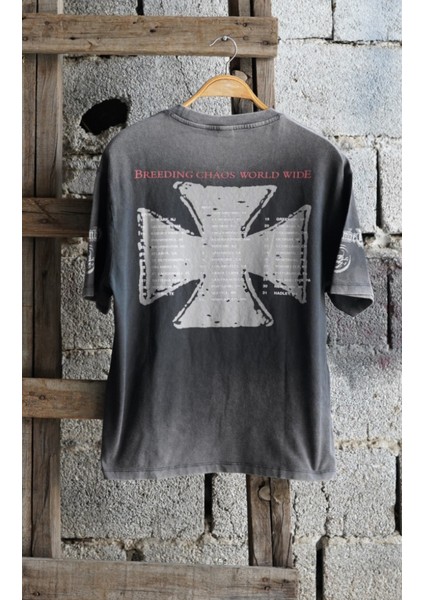 Entombed Already Dead Taş Yıkamalı Oversize Unisex Tshirt indirimleri