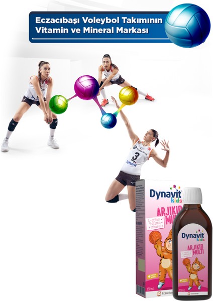 Kids Arjikid Multi Şurup 150 mL - L-Arjinin, B Vitaminleri, D Vitamini, Folik Asit, Çinko
