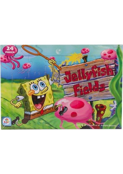 SB7979 Spongebob Taslamalı 24 Parça Frame Puzzle -Laçokids