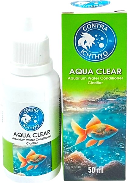 Contra Ichthyo Aqua Clear Akvaryum Suyu Düzenleyici Berraklaştırıcı 50 ml