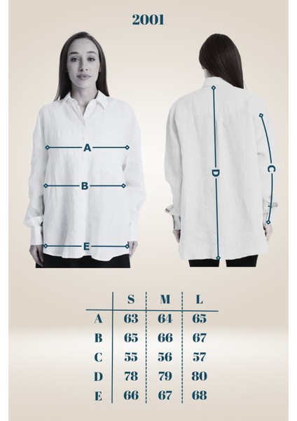 Kadın %100 Keten Oversize Rahat Kesim Uzun Kollu Gömlek – Doğal, Nefes Alabilir, Şık Tasarım 2001 indirimleri