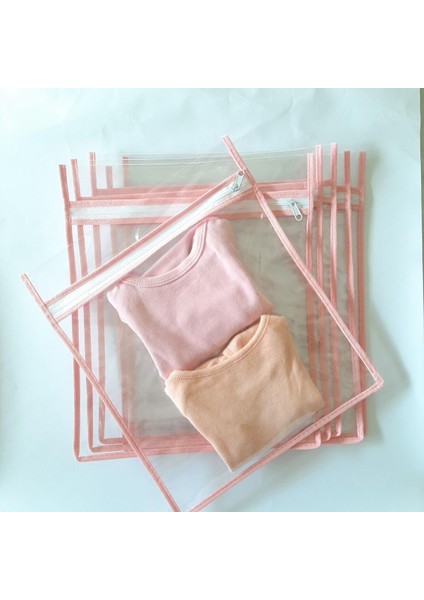 6'lı Pvc Valiz Düzenleyici Set I Valiz Düzenleyici Pvc I Bavul Içi Organizer Pvc 50X40