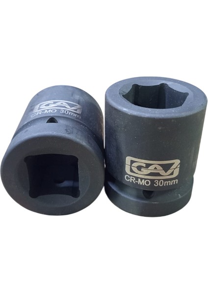 1'' 30MM Kısa Siyah Lokma (1 Adet)