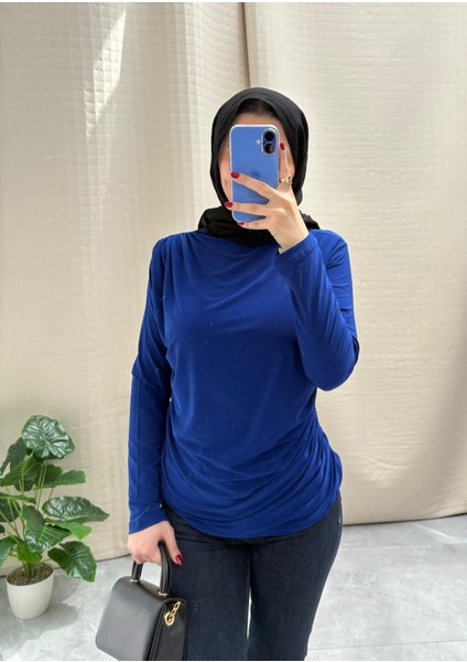 Omuz ve Bel Büzgü Detaylı Sandy Bluz fiyatları