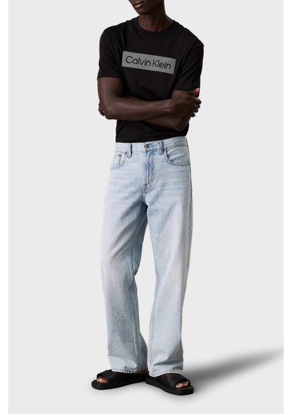 Logo Işlemeli Pamuklu Regular Fit Bisiklet Yaka T Shirt K10K112491BEH Erkek T Shirt K10K112491 Beh fiyatları