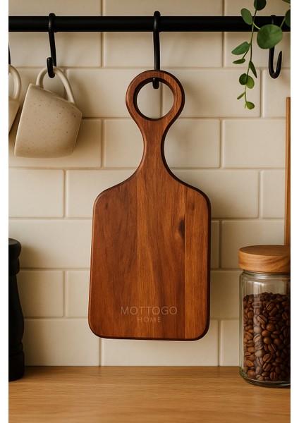 Akasya Kesme Tahtası & Sunum Tabağı – 32X14 cm modelleri