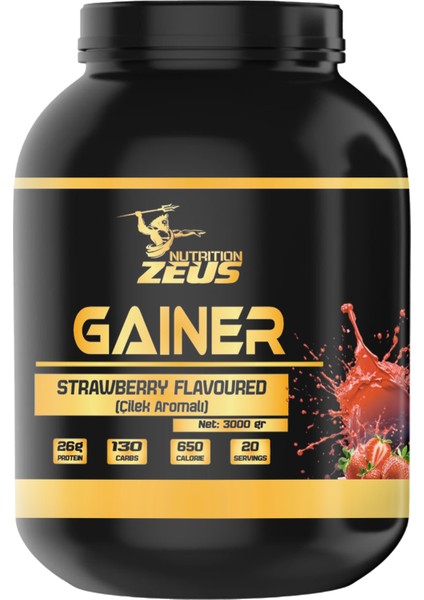 Gainfast 3000 gr Çilek Aromalı