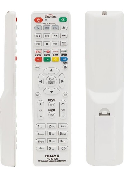 HL-1340E Tv-Lcd-Uydu-Dvd Öğrenebilen Netflix-Youtube-Amazon Tuşlu Akıllı Kumanda