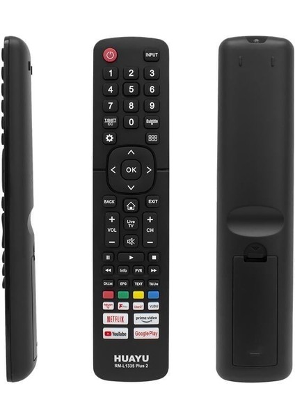RM-L1335 Plus2 Hısense Netflıx-Prıme-Youtube-Rakuten-Google Play-Vudu Tuşlu LCD LED Tv Kumandası