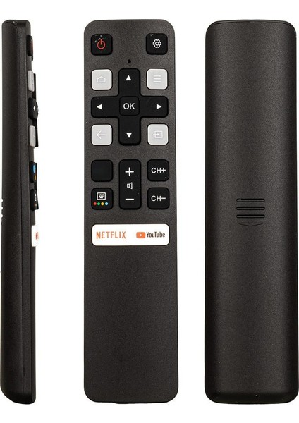 Tcl Rc 802V - Fnr1 - HTC120 - RC25324 Netflix - Youtube Tuşlu Ses Komutsuz LCD LED Tv Kumanda