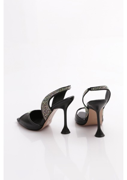 02-23Y Kadin Silver Taşli Kadeh Topuklu Ayakkabi modelleri