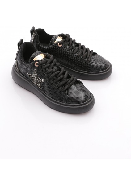 B1004 Kadin Silver Taşli Baskili Sneakers Ayakkabi fiyatları
