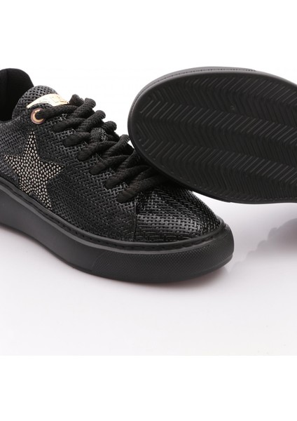 B1004 Kadin Silver Taşli Baskili Sneakers Ayakkabi fırsatları