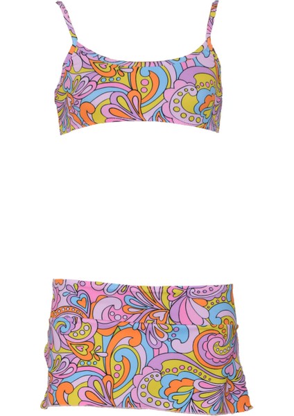 Ever Desenli Etekli Bikini Takımı modelleri