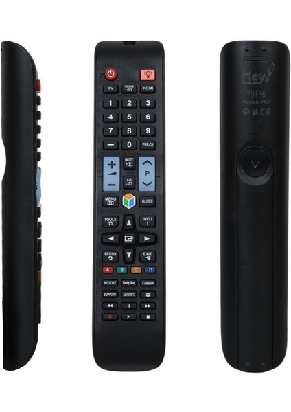 Küçük Kalıp RM-D1078+1 Samsung Source Tuşlu LCD LED Tv Kumanda